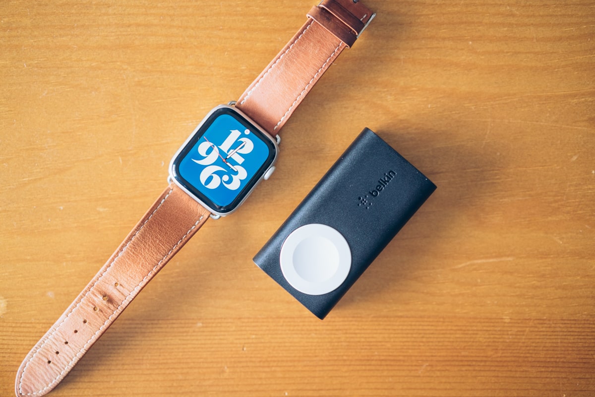 Belkin BOOST CHARGE Apple Watch用モバイルバッテリーの写真