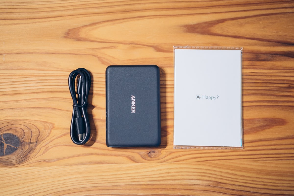 Anker PowerCore Magnetic 5000の付属品一覧