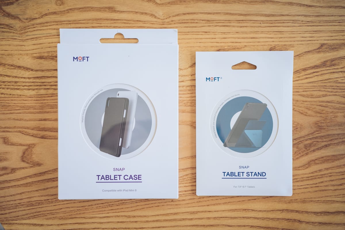 MOFT iPad mini 6 Snapケース&スタンドセットの製品パッケージ
