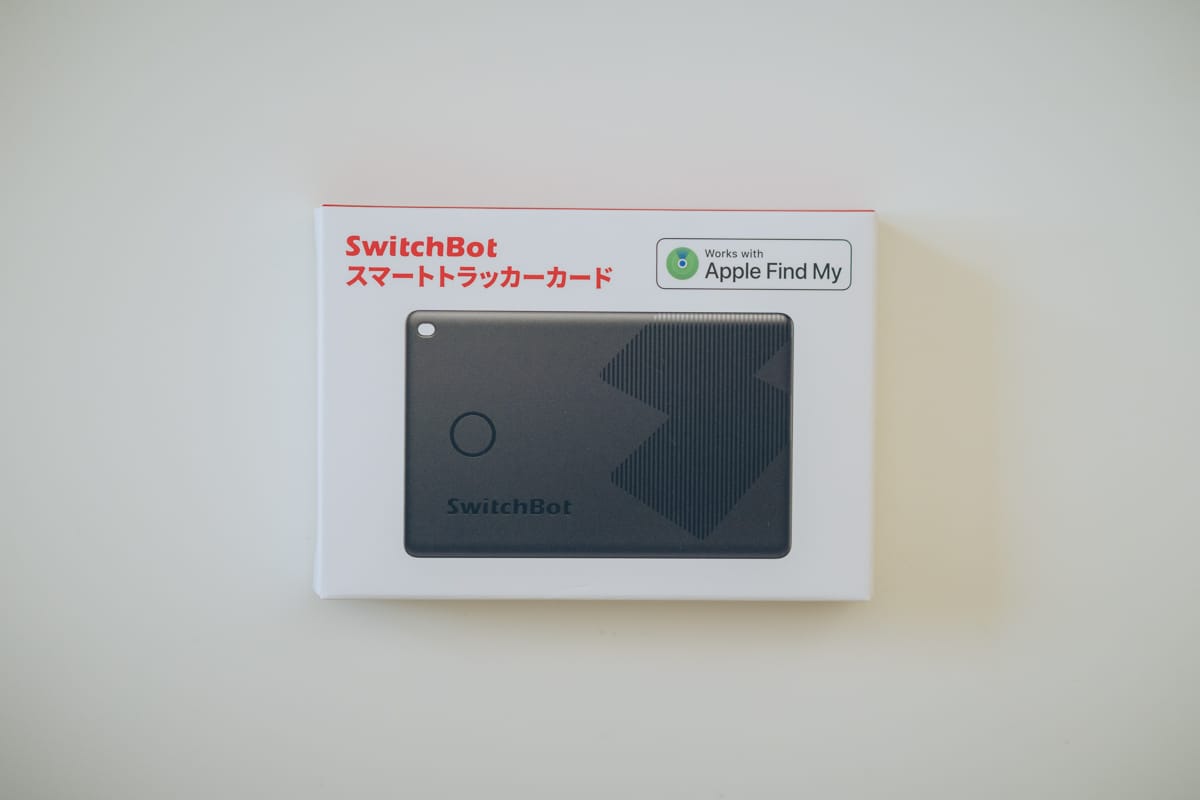 SwitchBot スマートトラッカーの製品パッケージ