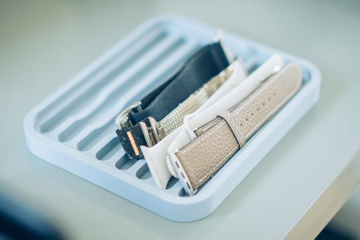 3Dプリンターで印刷したApple Watch ベルト収納トレイ