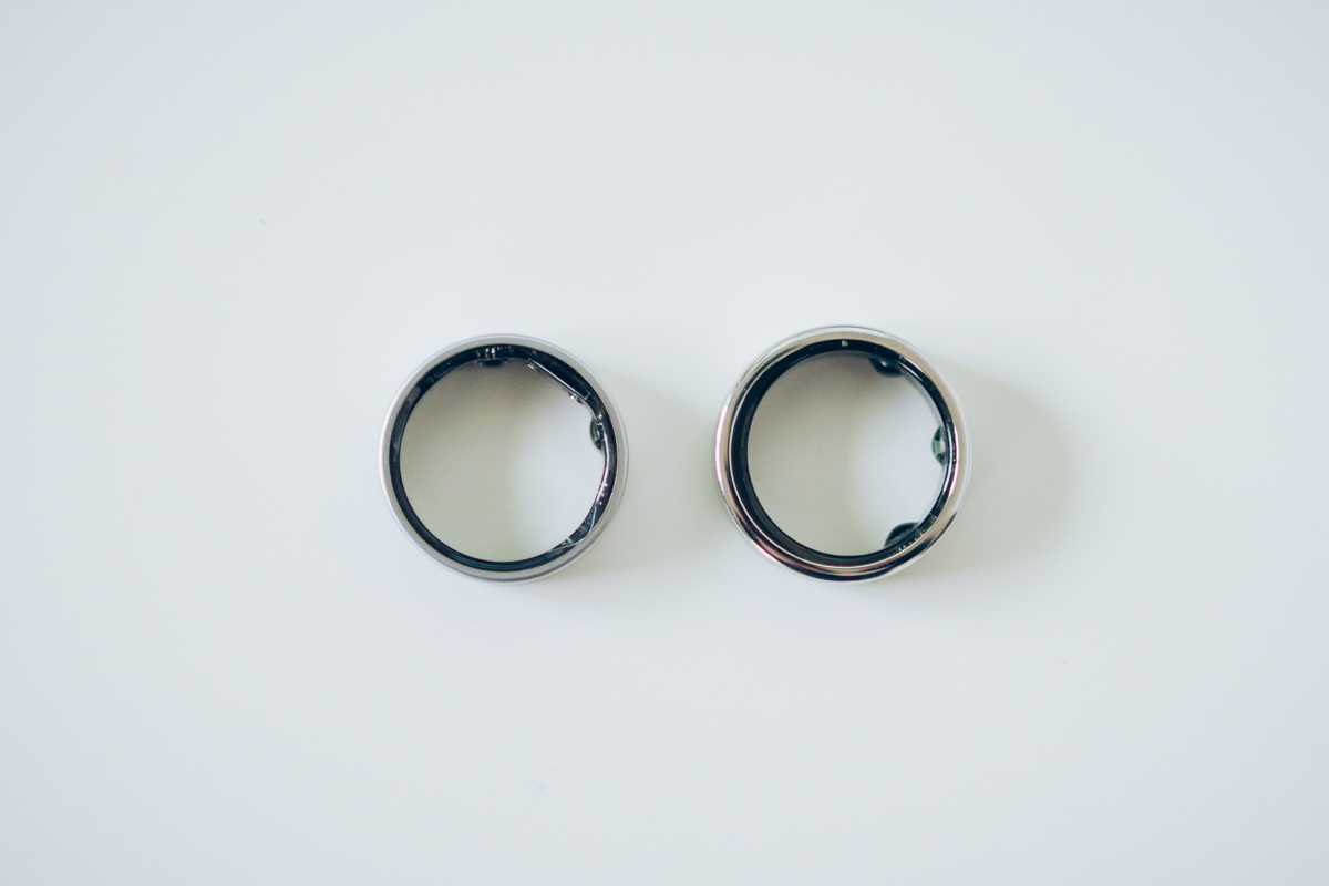 Smart Recovery Ringの大きさをオーラリングと比較