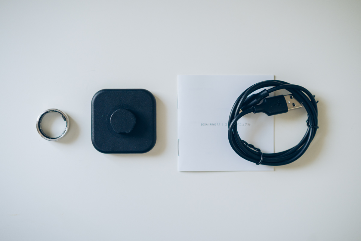 SOXAI RING 1.1の付属品一覧