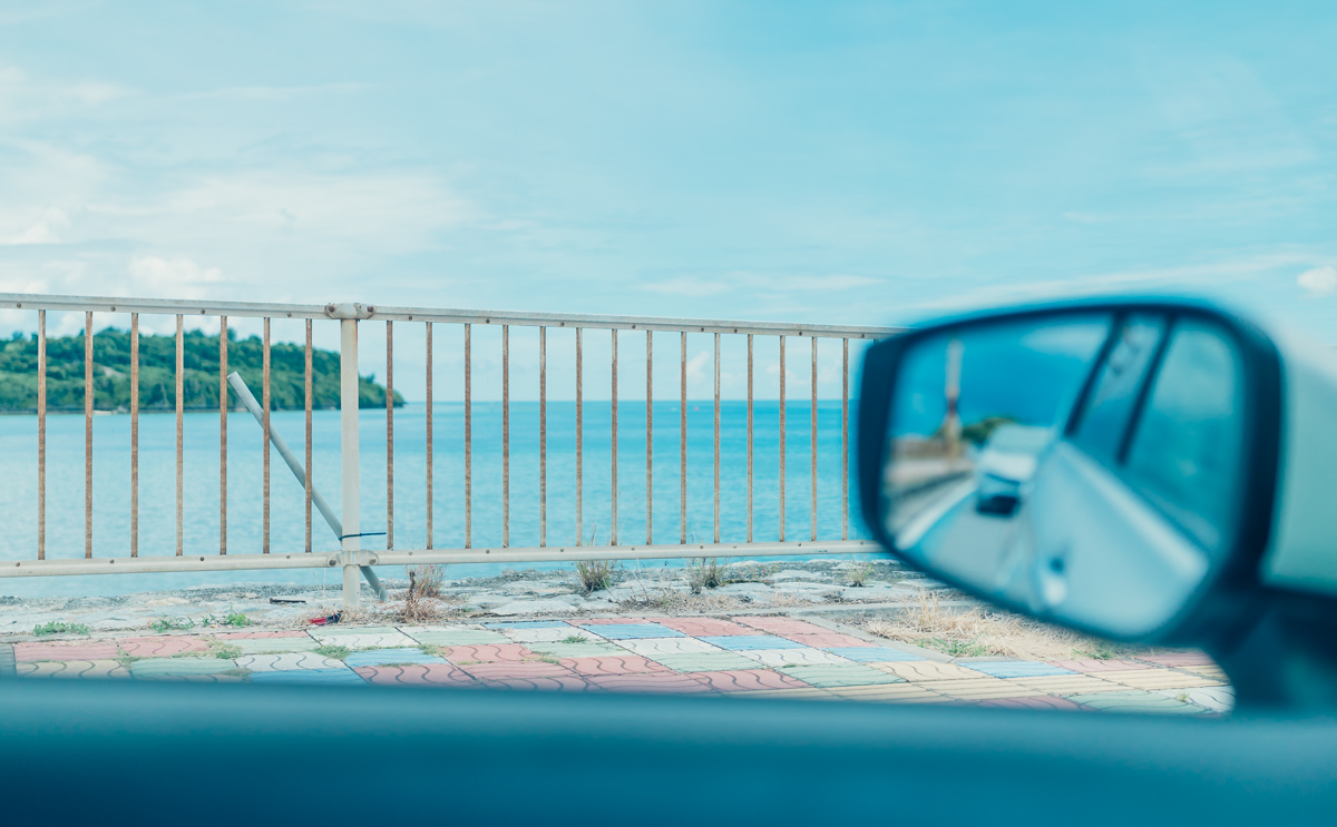 沖縄旅行で撮影した海
