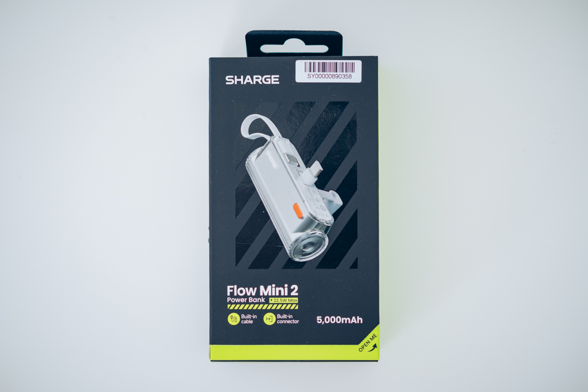 SHARGE FlowMini2の製品パッケージ