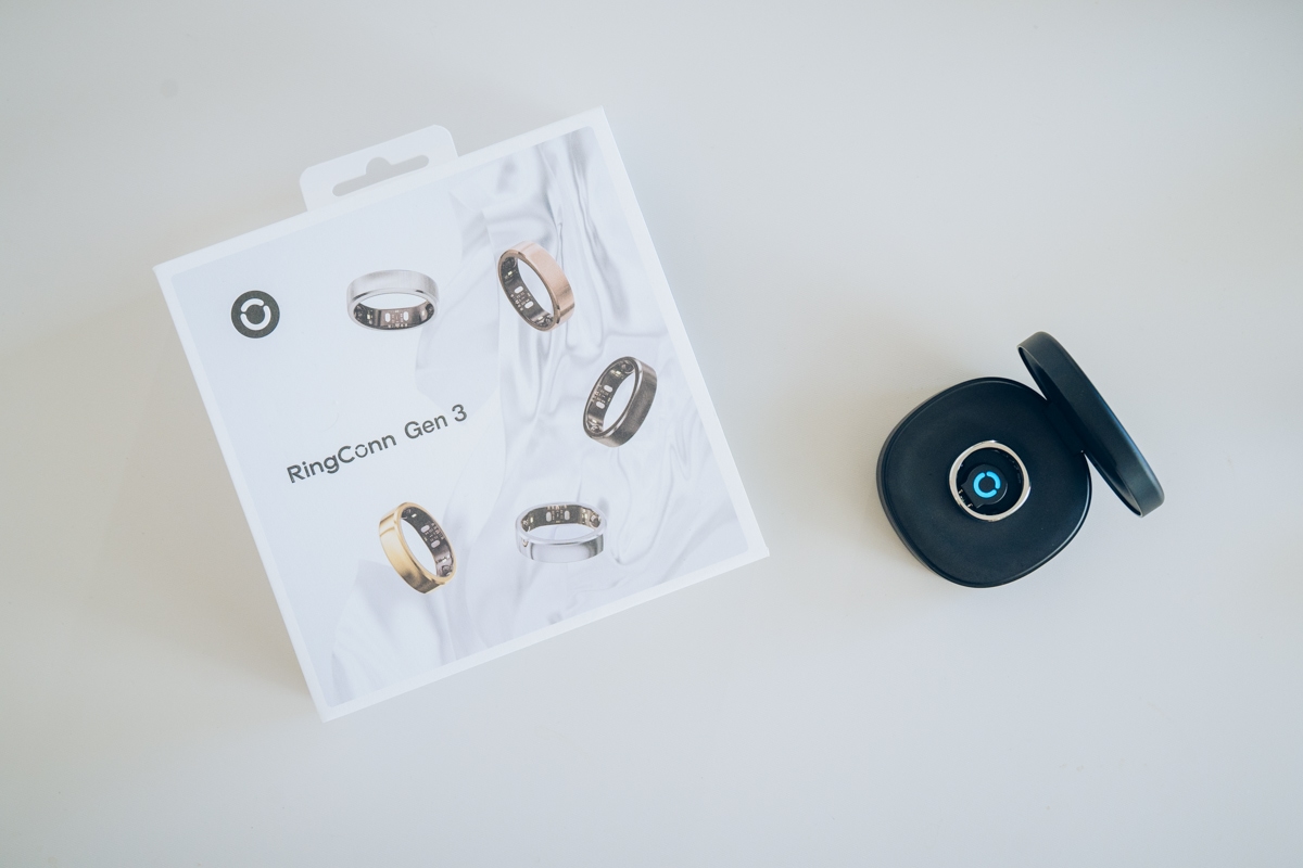 RingConn Gen 3のパッケージと製品本体
